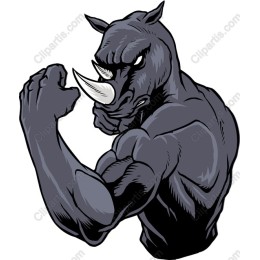 Fierce Rhino Muscle