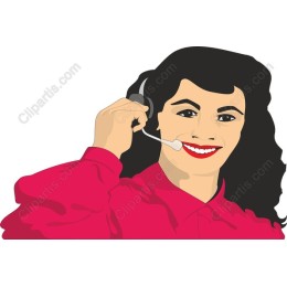 Cheerful Customer Service Representative