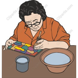 Colorful Mosaic Artisan