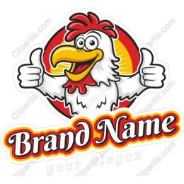 Happy Chicken Mascot