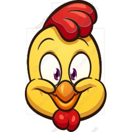Cheerful Chicken Character