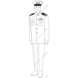 Military Officer in Uniform