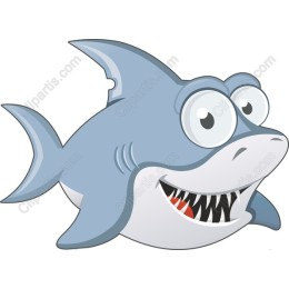 Charming Cartoon Shark