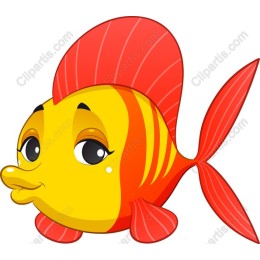Adorable Cartoon Fish