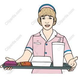 Retro Diner Waitress