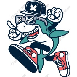 Cool Shark Character