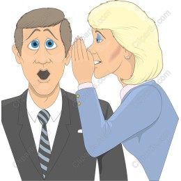 Whispering Business Conversation