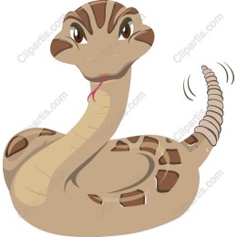 Playful Cartoon Snake