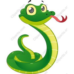 Playful Green Snake
