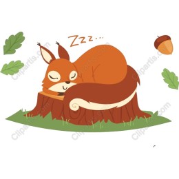 Snoozing Fox