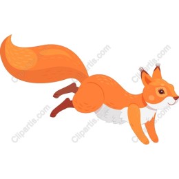 Vibrant Leaping Fox