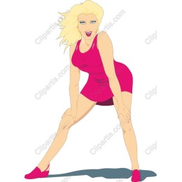 Confident Woman in Pink Outfit