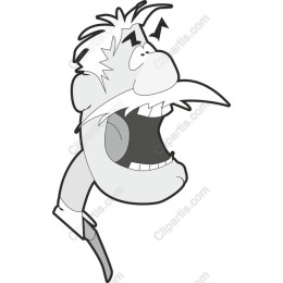 Whimsical Cartoon Old Man