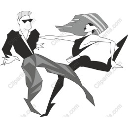 Dynamic Dance Couple