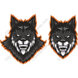 Fierce Wolf Face