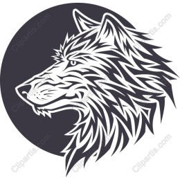 Majestic Wolf Head
