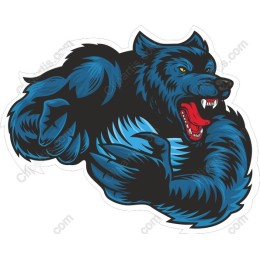 Fierce Blue Bear