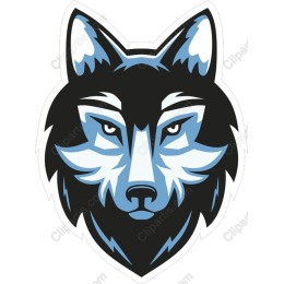 Fierce Wolf Head - Art