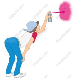 Vibrant Urban Style Spray Can