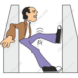 Frustrated Man Stuck