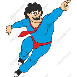 Cheerful Superhero