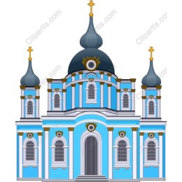 Elegant Blue Cathedral