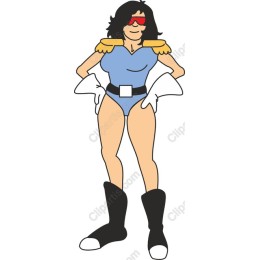 Confident Superheroine