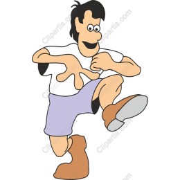 Cheerful Cartoon Character