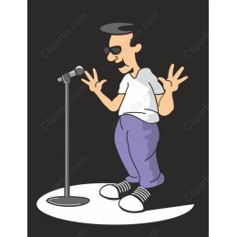 Vibrant Stand-Up Comedian