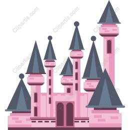 Whimsical Pink Castle