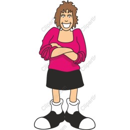 Cheerful Confident Woman