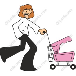 Joyful Parenting - Woman with Pink Stroller