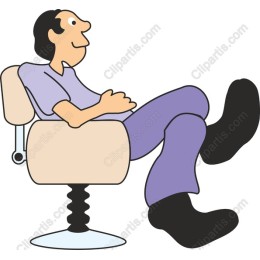 Relaxing Man in a Chair