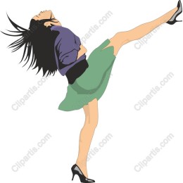 Dynamic Dance - Elegant Woman in Motion