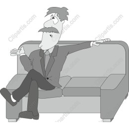 Gentleman on a Sofa