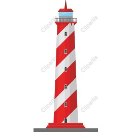 Classic Striped Lighthouse