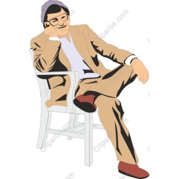 Elegant of a Seated Gentleman