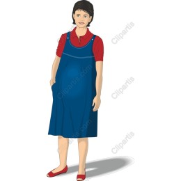 Chic Maternity Denim Dress