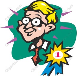 Cheerful Winner Character