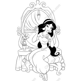Enchanting Character at the Mirror
