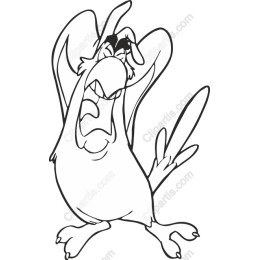 Lively Cartoon Parrot