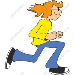 Energetic Running Character