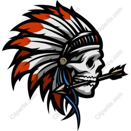 Native American Skull Headdress
