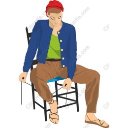 Contemplative Figure