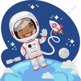 Cheerful Astronaut