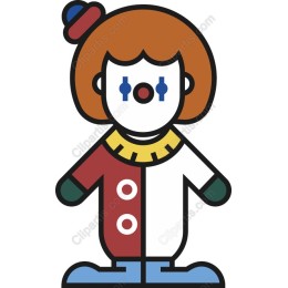 Vibrant Cheerful Clown