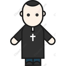 Cartoon Priest