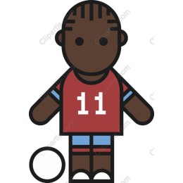 Stylized Soccer Player