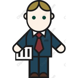 Businessman with Chart