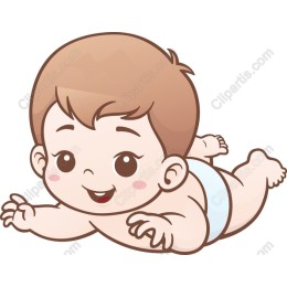 Charming Baby Crawling